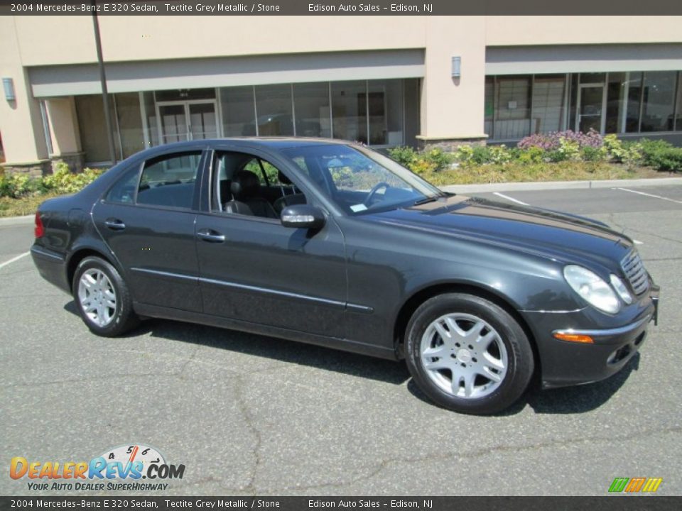2004 Mercedes-Benz E 320 Sedan Tectite Grey Metallic / Stone Photo #10