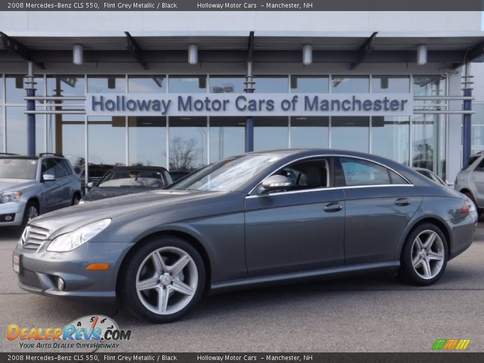 2008 Mercedes-Benz CLS 550 Flint Grey Metallic / Black Photo #1