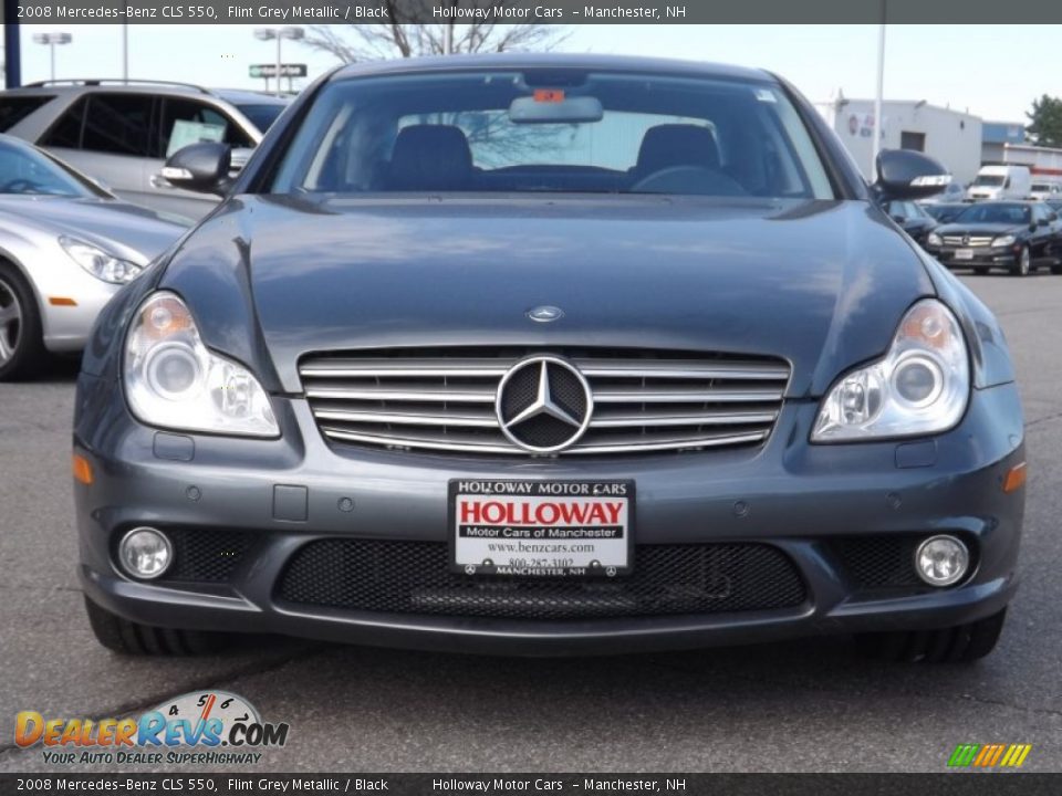 2008 Mercedes-Benz CLS 550 Flint Grey Metallic / Black Photo #2