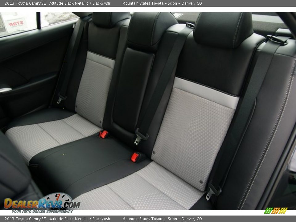 2013 Toyota Camry SE Attitude Black Metallic / Black/Ash Photo #7