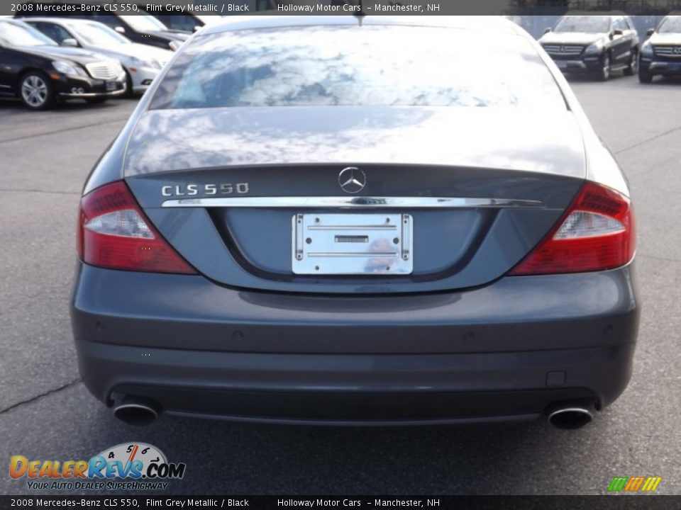 2008 Mercedes-Benz CLS 550 Flint Grey Metallic / Black Photo #4