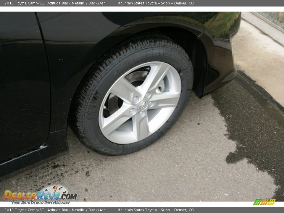 2013 Toyota Camry SE Attitude Black Metallic / Black/Ash Photo #9