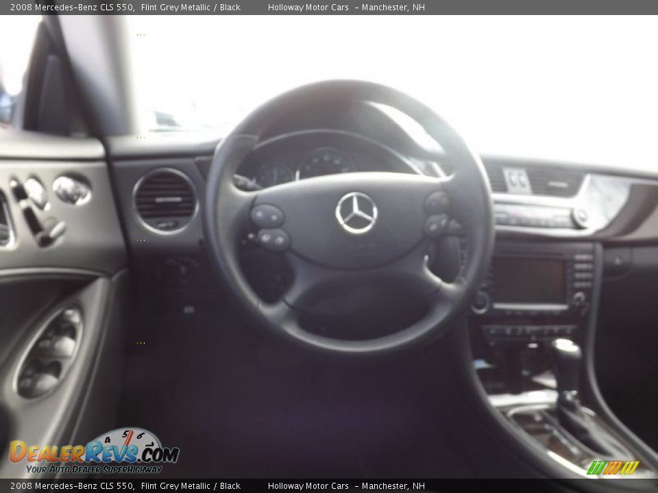 2008 Mercedes-Benz CLS 550 Flint Grey Metallic / Black Photo #6