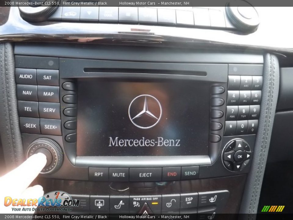 2008 Mercedes-Benz CLS 550 Flint Grey Metallic / Black Photo #8