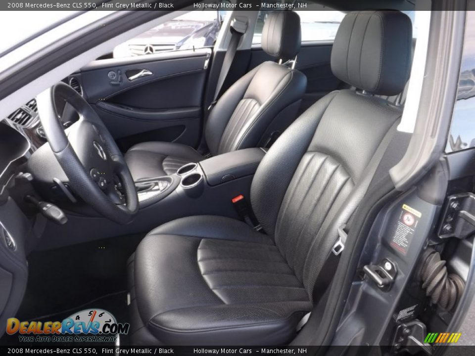 2008 Mercedes-Benz CLS 550 Flint Grey Metallic / Black Photo #9