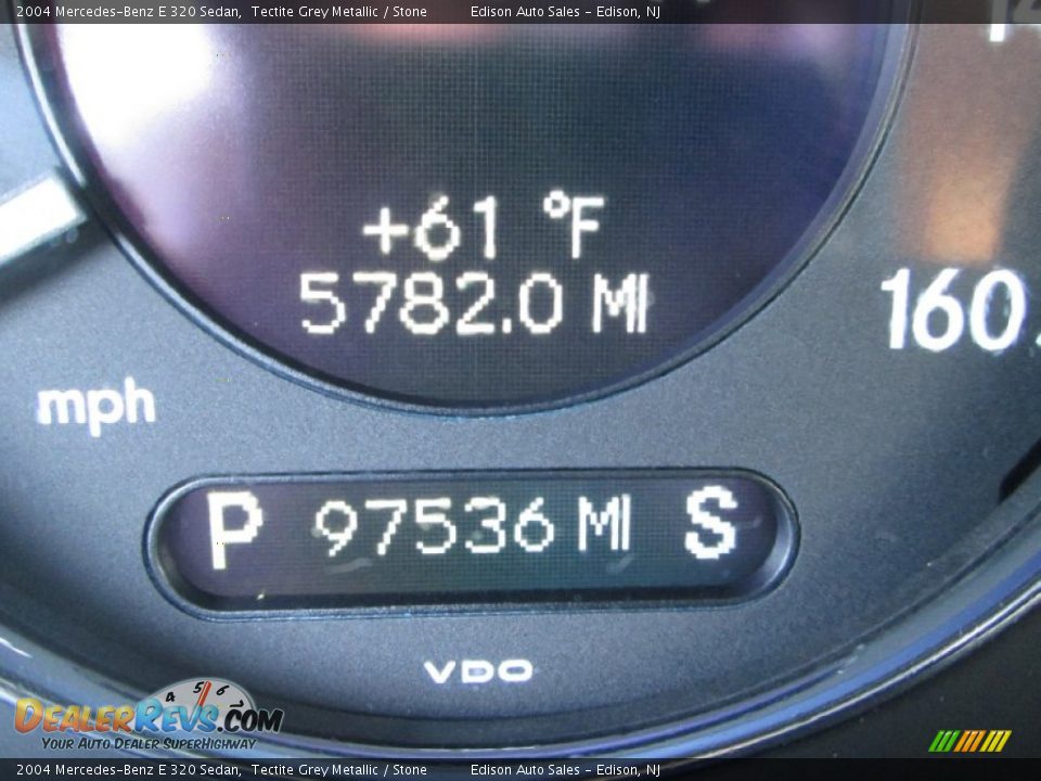 2004 Mercedes-Benz E 320 Sedan Tectite Grey Metallic / Stone Photo #24