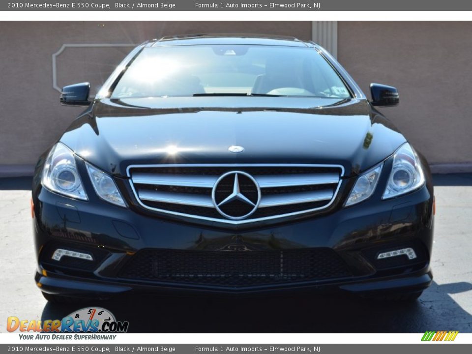 2010 Mercedes-Benz E 550 Coupe Black / Almond Beige Photo #2
