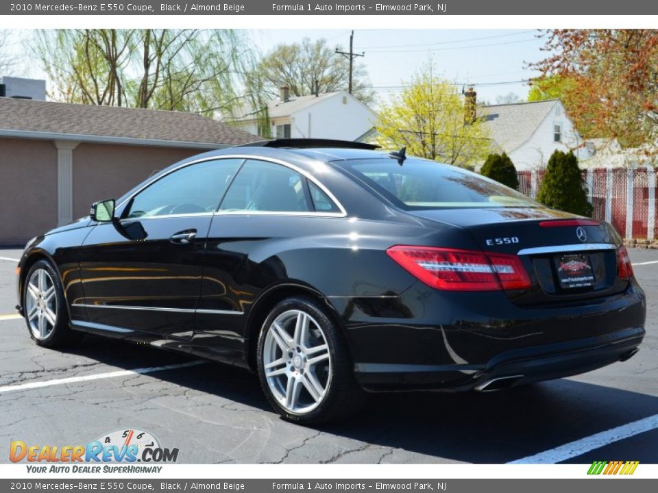 2010 Mercedes-Benz E 550 Coupe Black / Almond Beige Photo #5