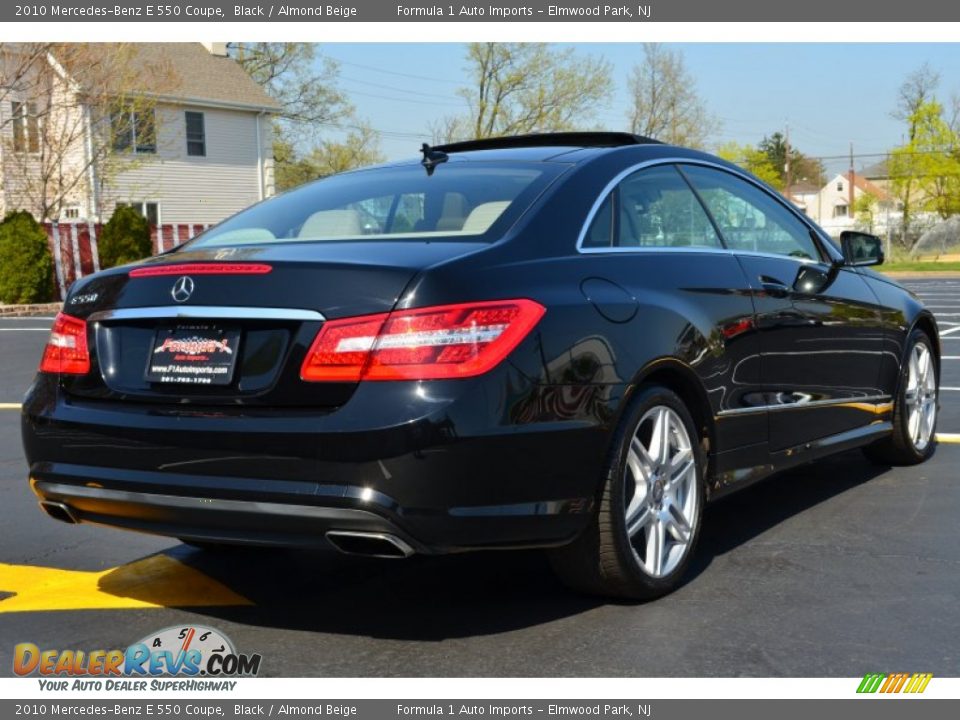 2010 Mercedes-Benz E 550 Coupe Black / Almond Beige Photo #7