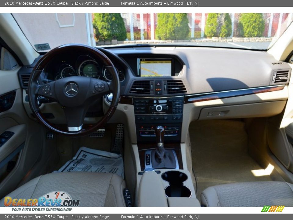 2010 Mercedes-Benz E 550 Coupe Black / Almond Beige Photo #9