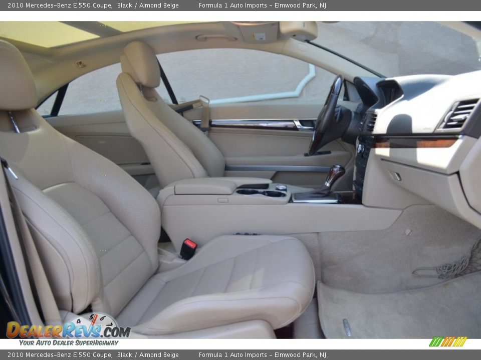 2010 Mercedes-Benz E 550 Coupe Black / Almond Beige Photo #12