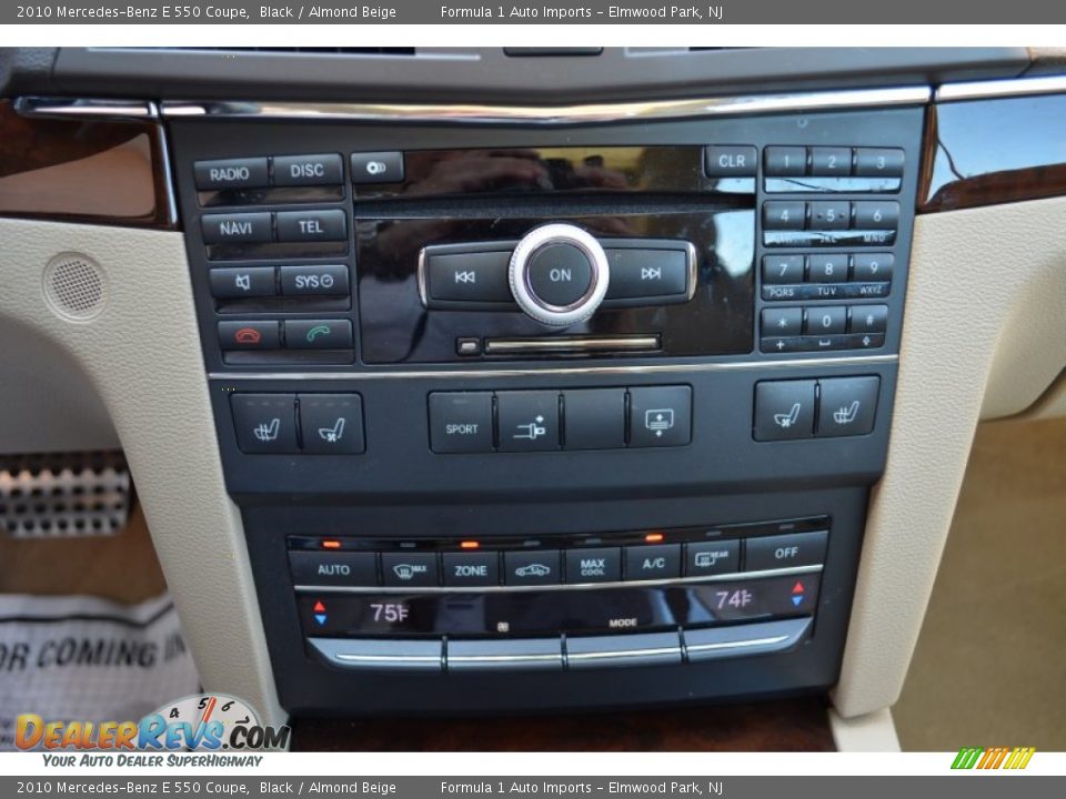 2010 Mercedes-Benz E 550 Coupe Black / Almond Beige Photo #15