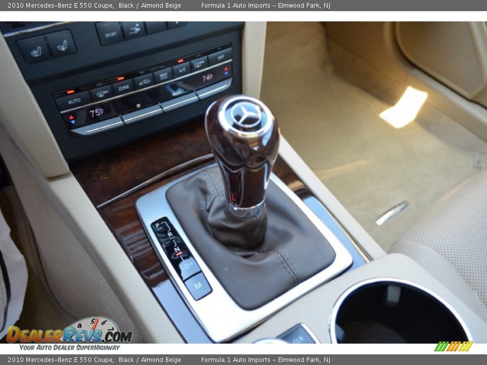 2010 Mercedes-Benz E 550 Coupe Black / Almond Beige Photo #16