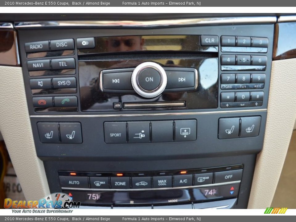 2010 Mercedes-Benz E 550 Coupe Black / Almond Beige Photo #19