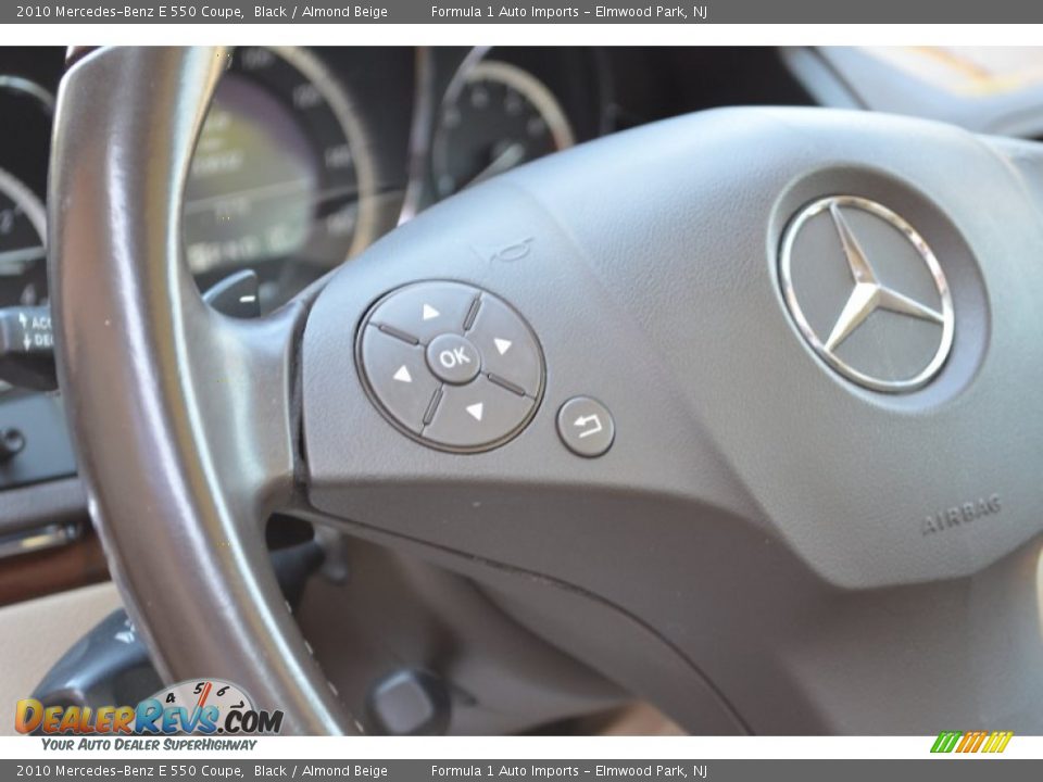 2010 Mercedes-Benz E 550 Coupe Black / Almond Beige Photo #22