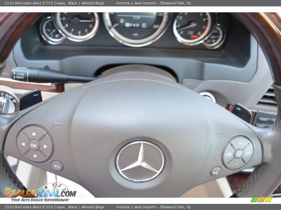 2010 Mercedes-Benz E 550 Coupe Black / Almond Beige Photo #23