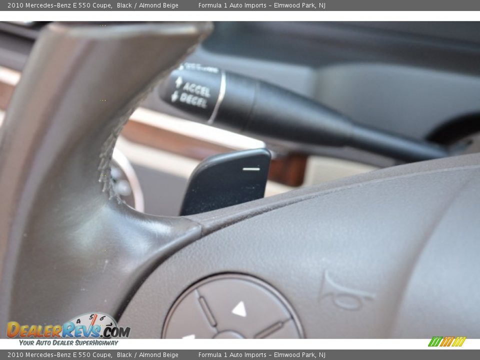 2010 Mercedes-Benz E 550 Coupe Black / Almond Beige Photo #24