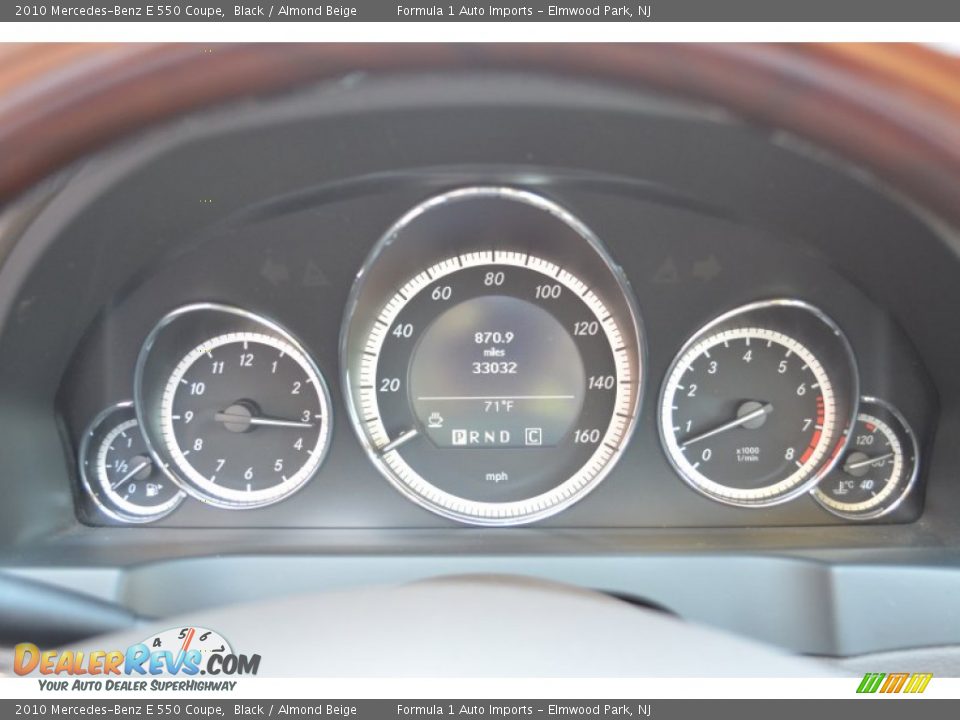 2010 Mercedes-Benz E 550 Coupe Black / Almond Beige Photo #26