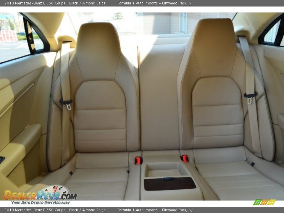 2010 Mercedes-Benz E 550 Coupe Black / Almond Beige Photo #31