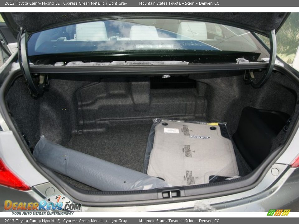 2013 Toyota Camry Hybrid LE Cypress Green Metallic / Light Gray Photo #8