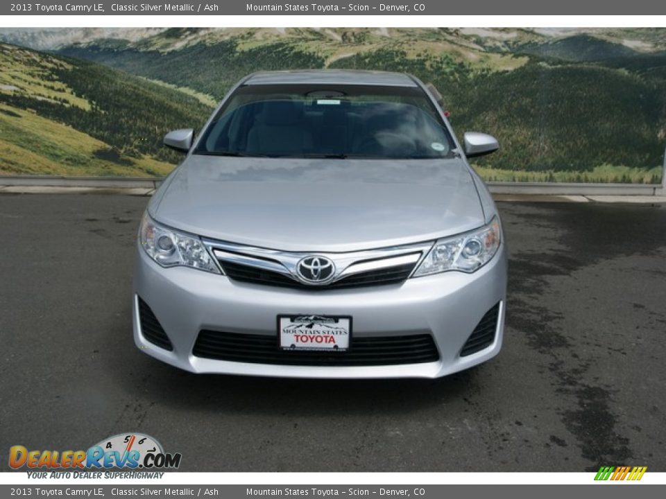 2013 Toyota Camry LE Classic Silver Metallic / Ash Photo #3