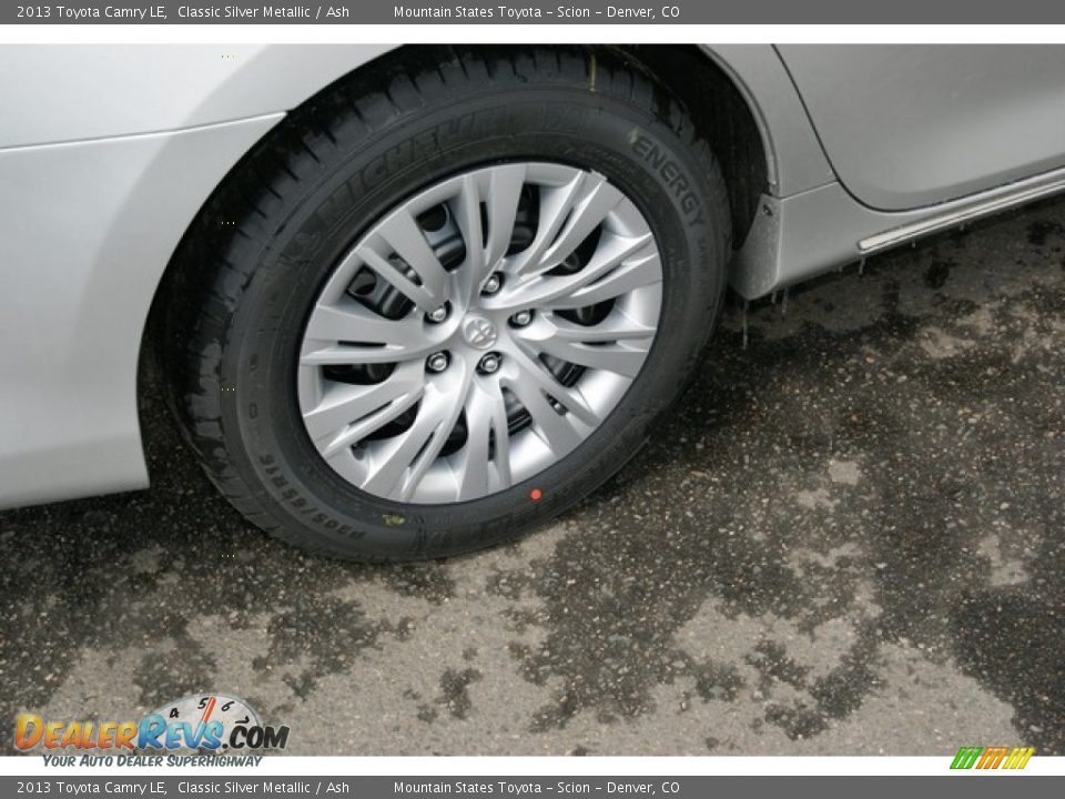 2013 Toyota Camry LE Classic Silver Metallic / Ash Photo #9