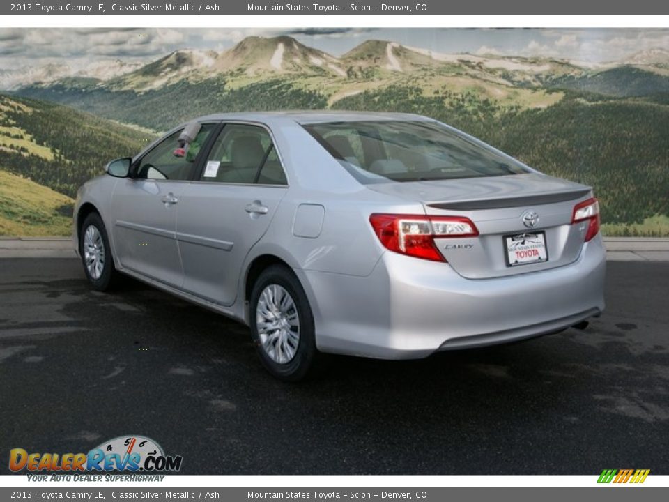 2013 Toyota Camry LE Classic Silver Metallic / Ash Photo #2