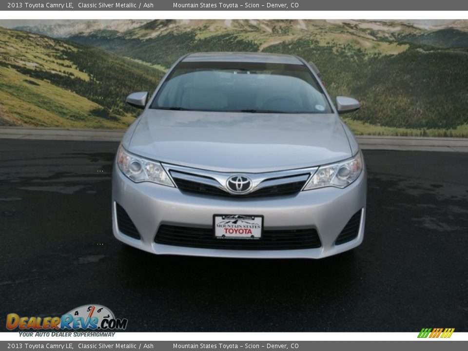 2013 Toyota Camry LE Classic Silver Metallic / Ash Photo #3