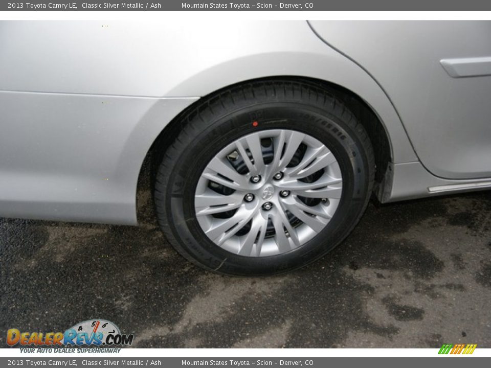2013 Toyota Camry LE Classic Silver Metallic / Ash Photo #9