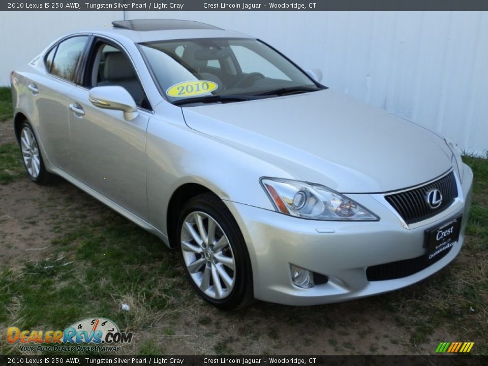 2010 Lexus IS 250 AWD Tungsten Silver Pearl / Light Gray Photo #2
