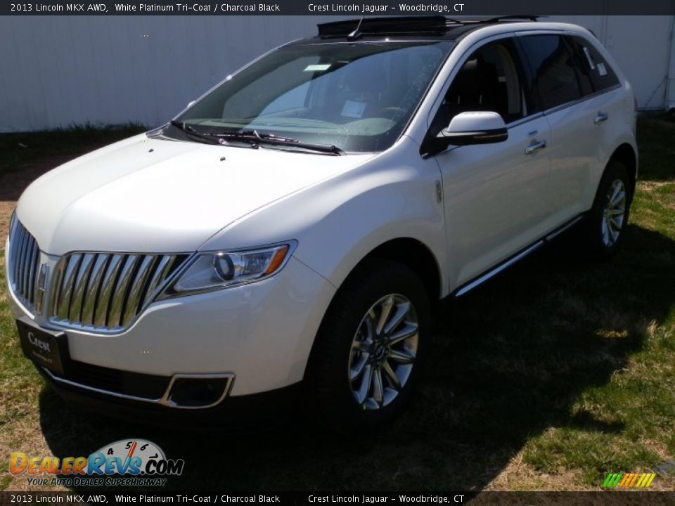 2013 Lincoln MKX AWD White Platinum Tri-Coat / Charcoal Black Photo #1