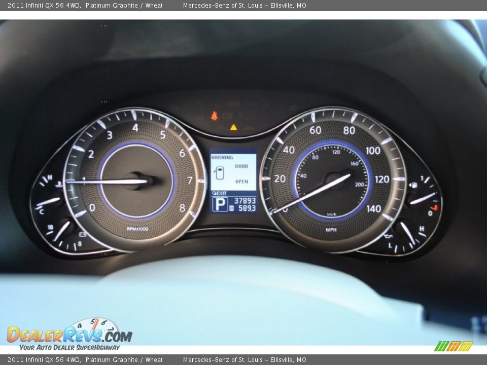 2011 Infiniti QX 56 4WD Gauges Photo #5
