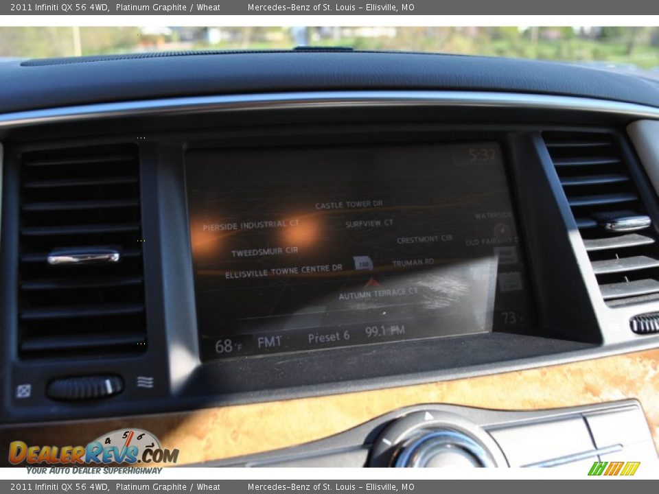 2011 Infiniti QX 56 4WD Platinum Graphite / Wheat Photo #6