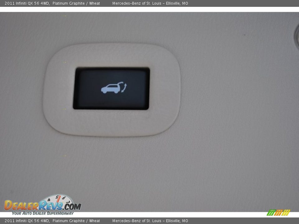 2011 Infiniti QX 56 4WD Platinum Graphite / Wheat Photo #15