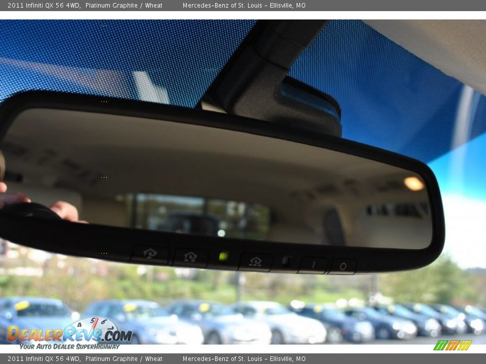 2011 Infiniti QX 56 4WD Platinum Graphite / Wheat Photo #31