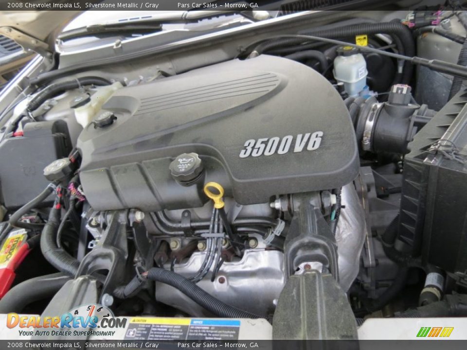 2008 Chevrolet Impala LS Silverstone Metallic / Gray Photo #14