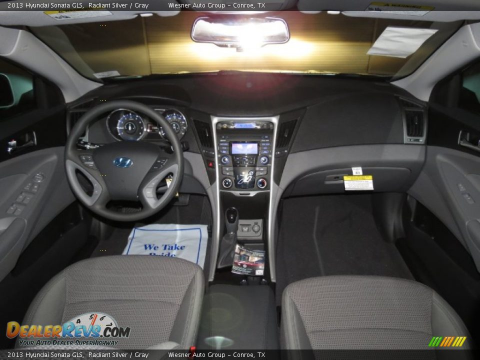 2013 Hyundai Sonata GLS Radiant Silver / Gray Photo #3
