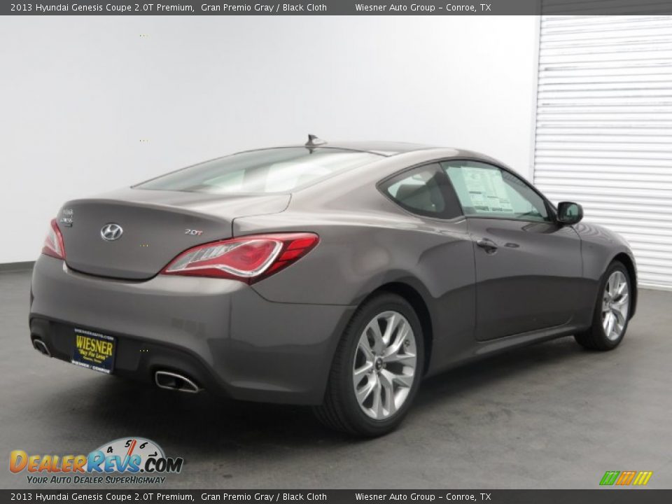 2013 Hyundai Genesis Coupe 2.0T Premium Gran Premio Gray / Black Cloth Photo #2