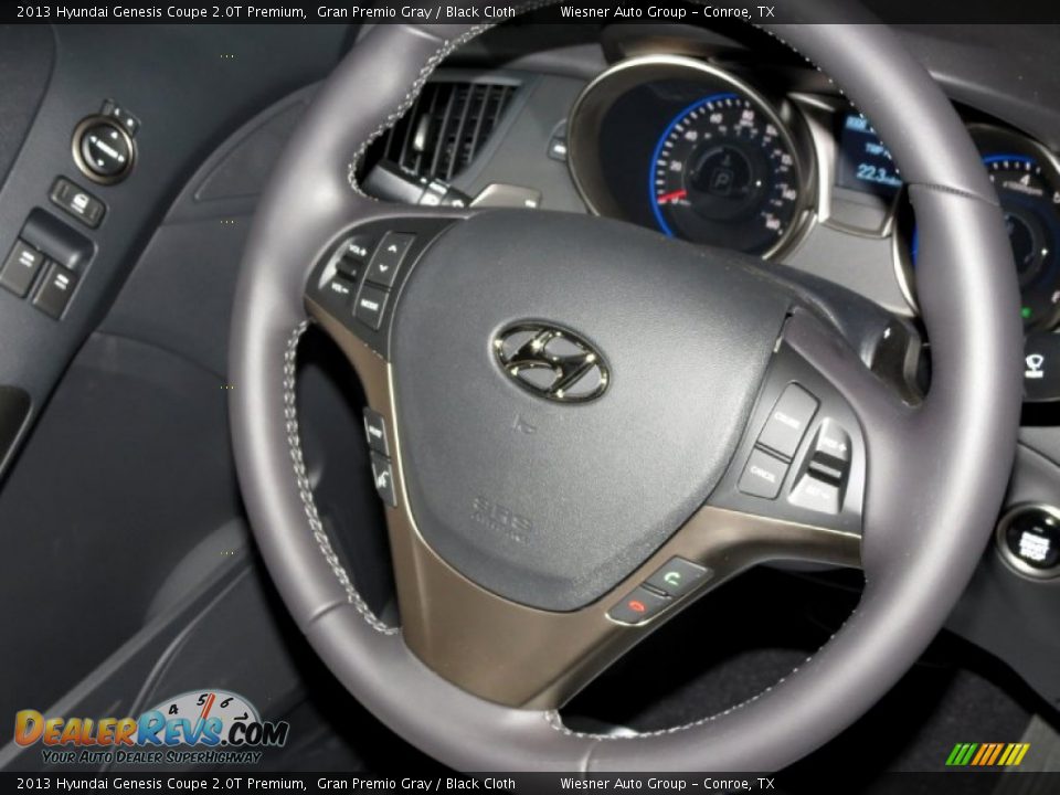 2013 Hyundai Genesis Coupe 2.0T Premium Gran Premio Gray / Black Cloth Photo #4