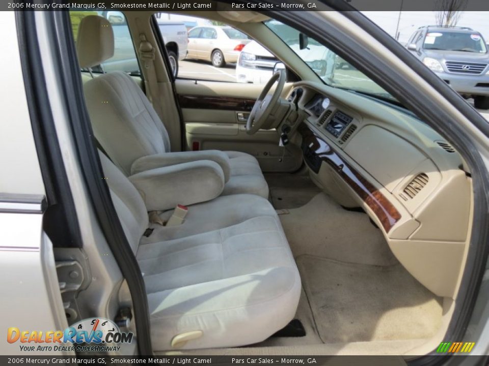 2006 Mercury Grand Marquis GS Smokestone Metallic / Light Camel Photo #12