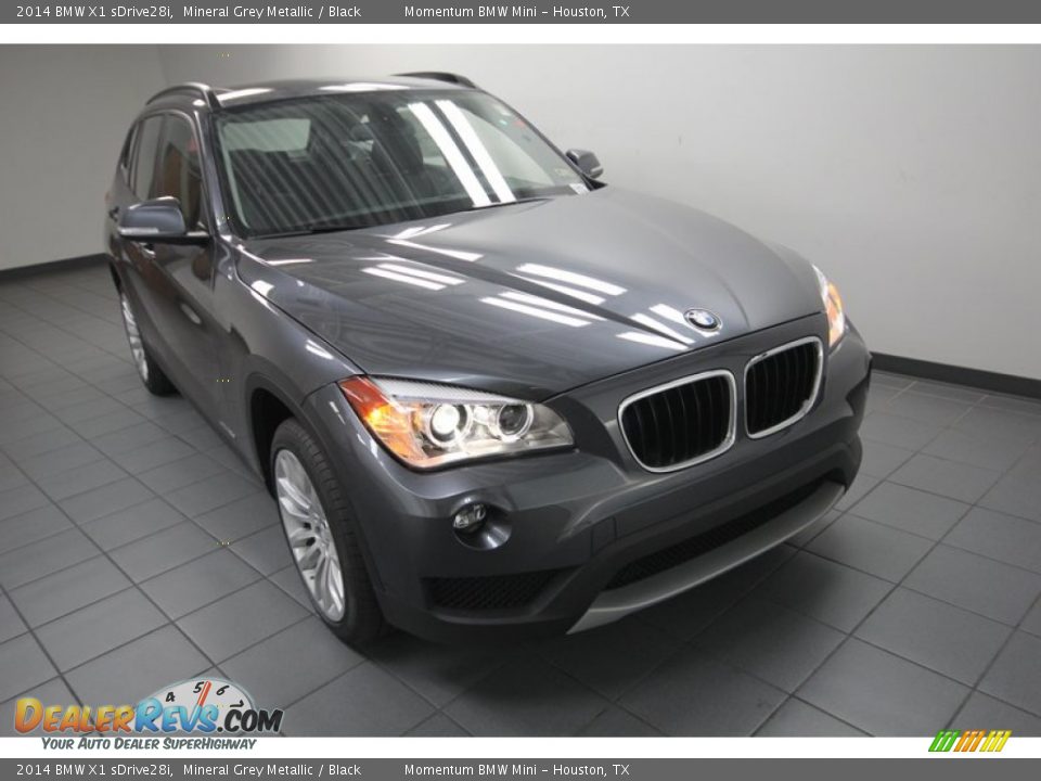 2014 BMW X1 sDrive28i Mineral Grey Metallic / Black Photo #5