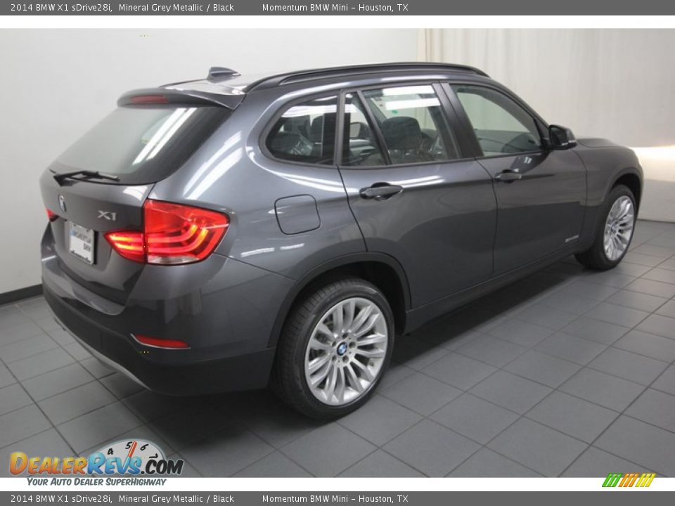 2014 BMW X1 sDrive28i Mineral Grey Metallic / Black Photo #8