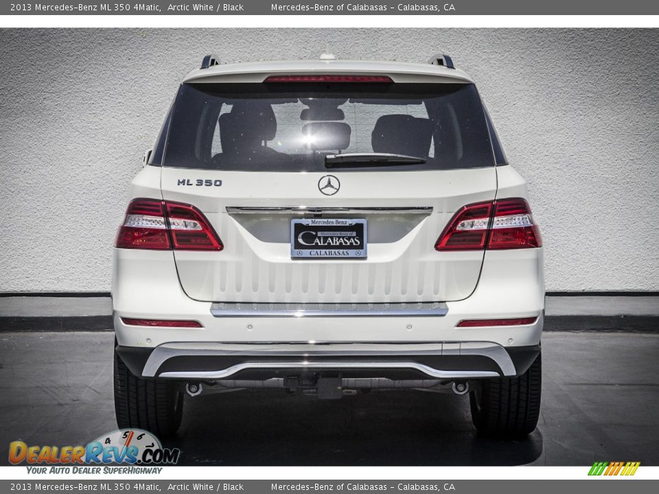 2013 Mercedes-Benz ML 350 4Matic Arctic White / Black Photo #3