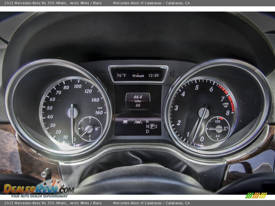 2013 Mercedes-Benz ML 350 4Matic Arctic White / Black Photo #6