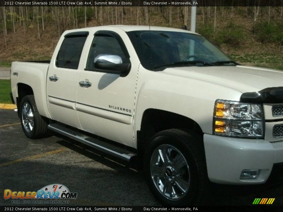2012 Chevrolet Silverado 1500 LTZ Crew Cab 4x4 Summit White / Ebony Photo #1