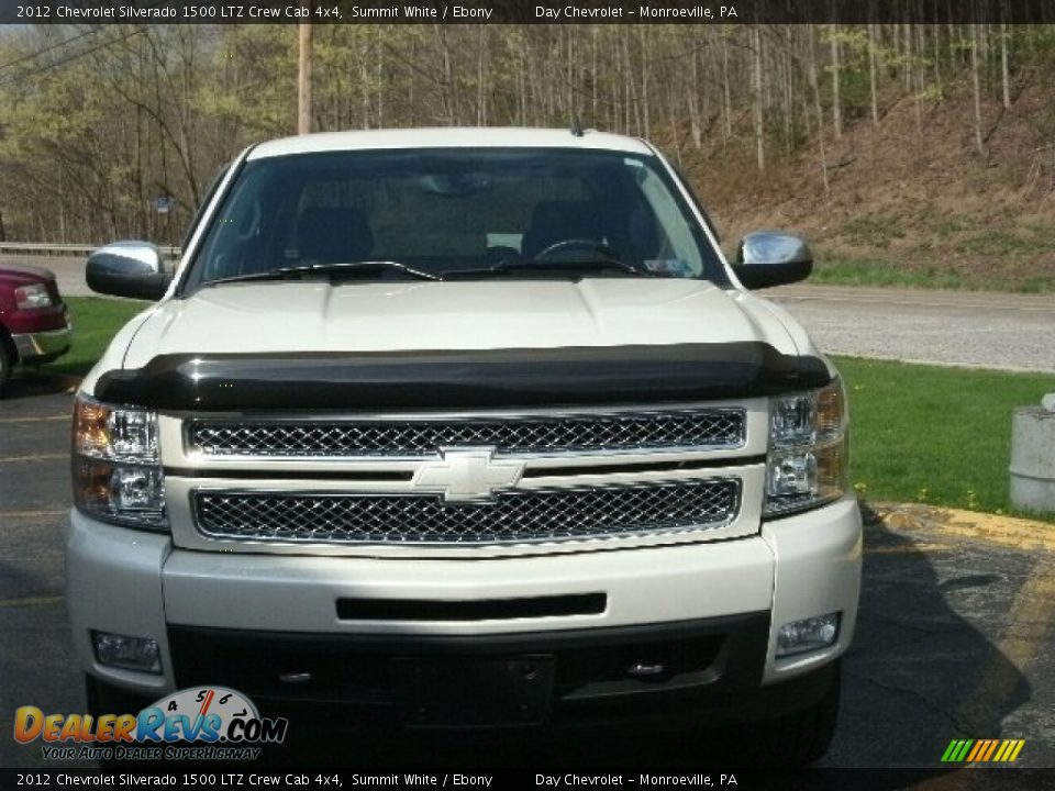 2012 Chevrolet Silverado 1500 LTZ Crew Cab 4x4 Summit White / Ebony Photo #2