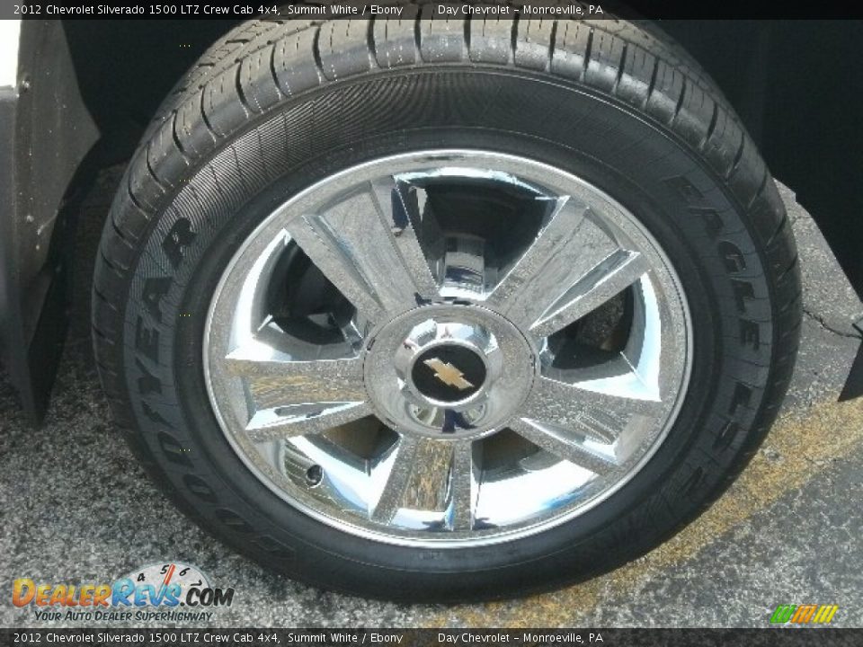 2012 Chevrolet Silverado 1500 LTZ Crew Cab 4x4 Summit White / Ebony Photo #5