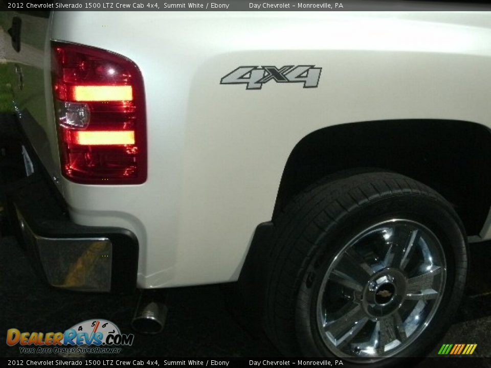 2012 Chevrolet Silverado 1500 LTZ Crew Cab 4x4 Summit White / Ebony Photo #6