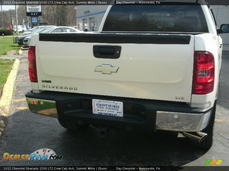 2012 Chevrolet Silverado 1500 LTZ Crew Cab 4x4 Summit White / Ebony Photo #7