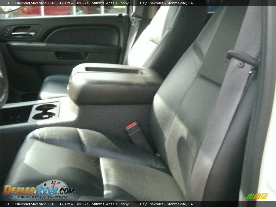 2012 Chevrolet Silverado 1500 LTZ Crew Cab 4x4 Summit White / Ebony Photo #10